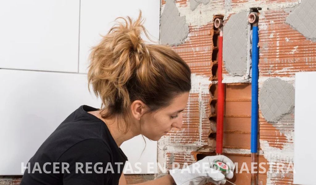 HACER REGATAS EN PARED MAESTRA