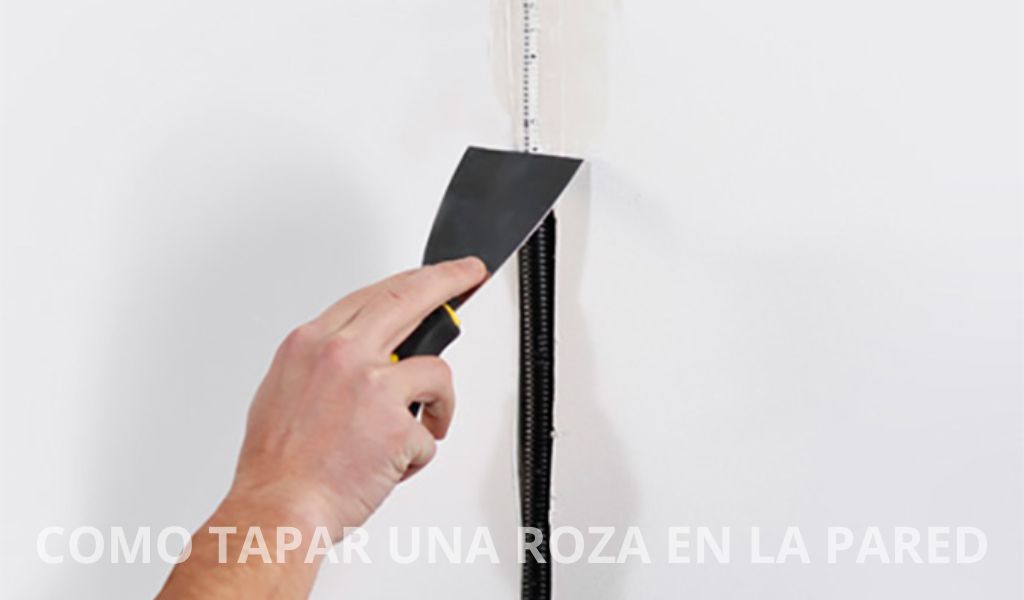 COMO TAPAR UNA ROZA EN LA PARED