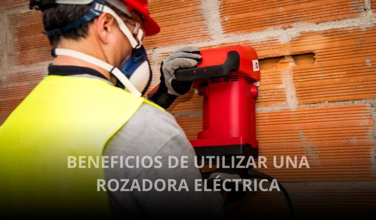 beneficios de usar una rozadora eléctrica con sistema de aspiración